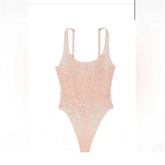 Victoria Secret Pink Rhinestone Corset Size M - Picture 3 of 5